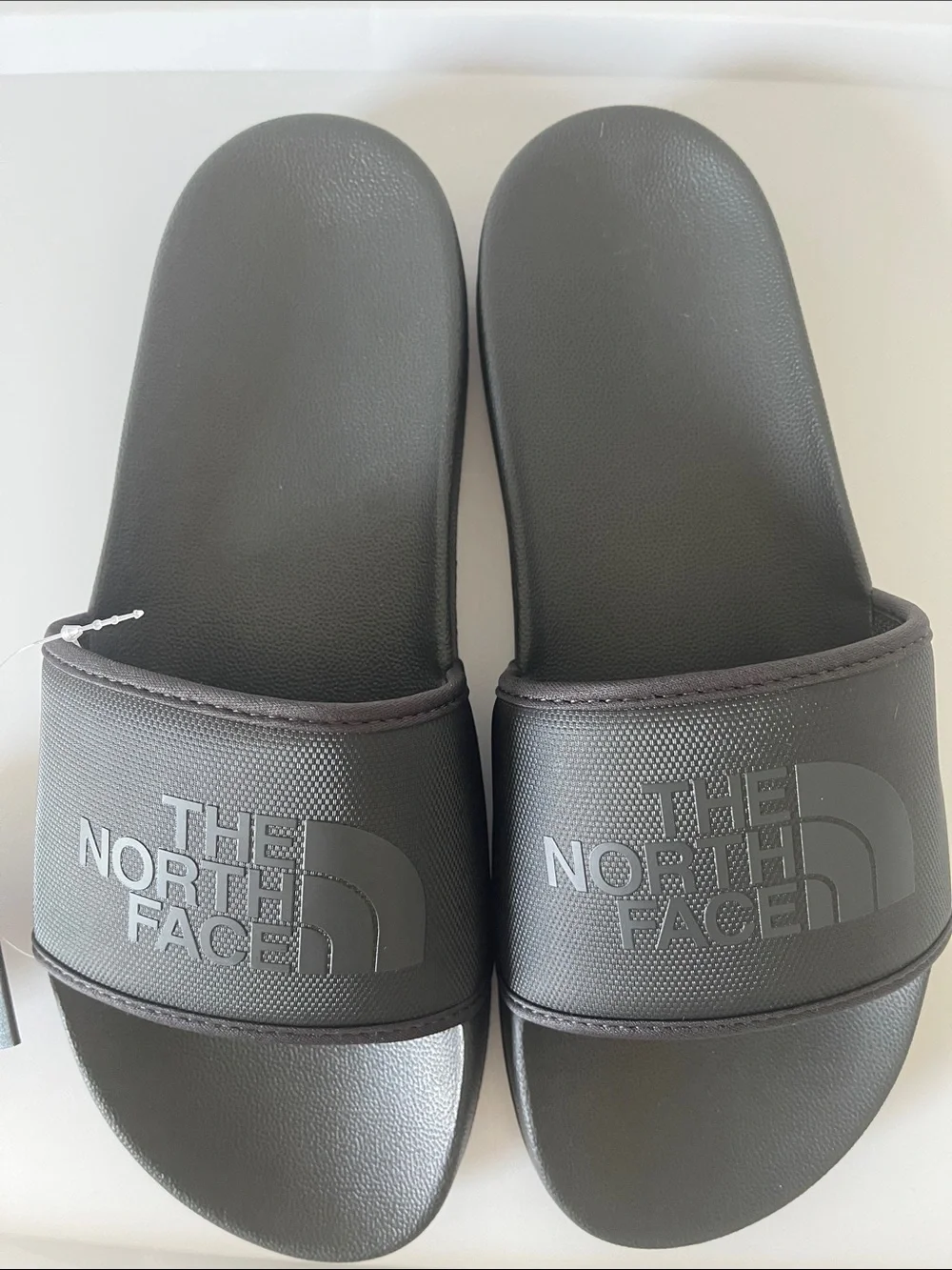 The North Face Men's Slide Sandals with Embossed Logo